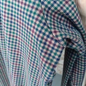 NWOT Croft & Barrow Williamsburg Plaid Cotton Turtleneck